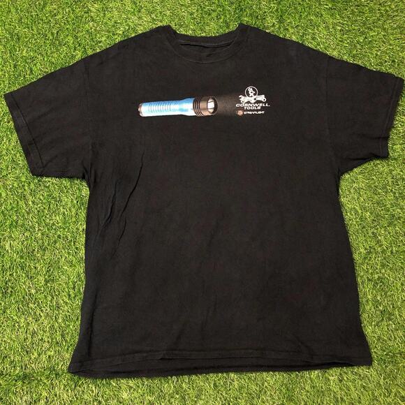 Other Other - Men’s Black Vintage Streamlight Flashlight Graphic Tee